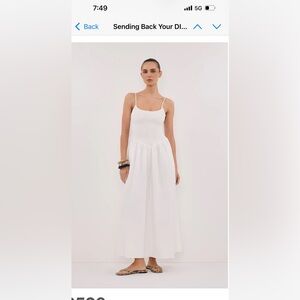 Elegant White Maxi Dress